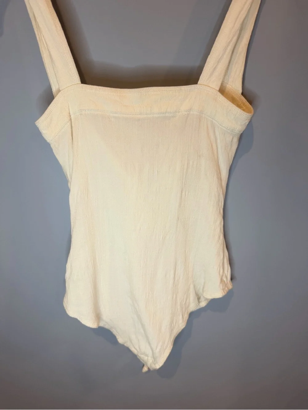 Free People Intimately bodysuit with Lace-Up Detail